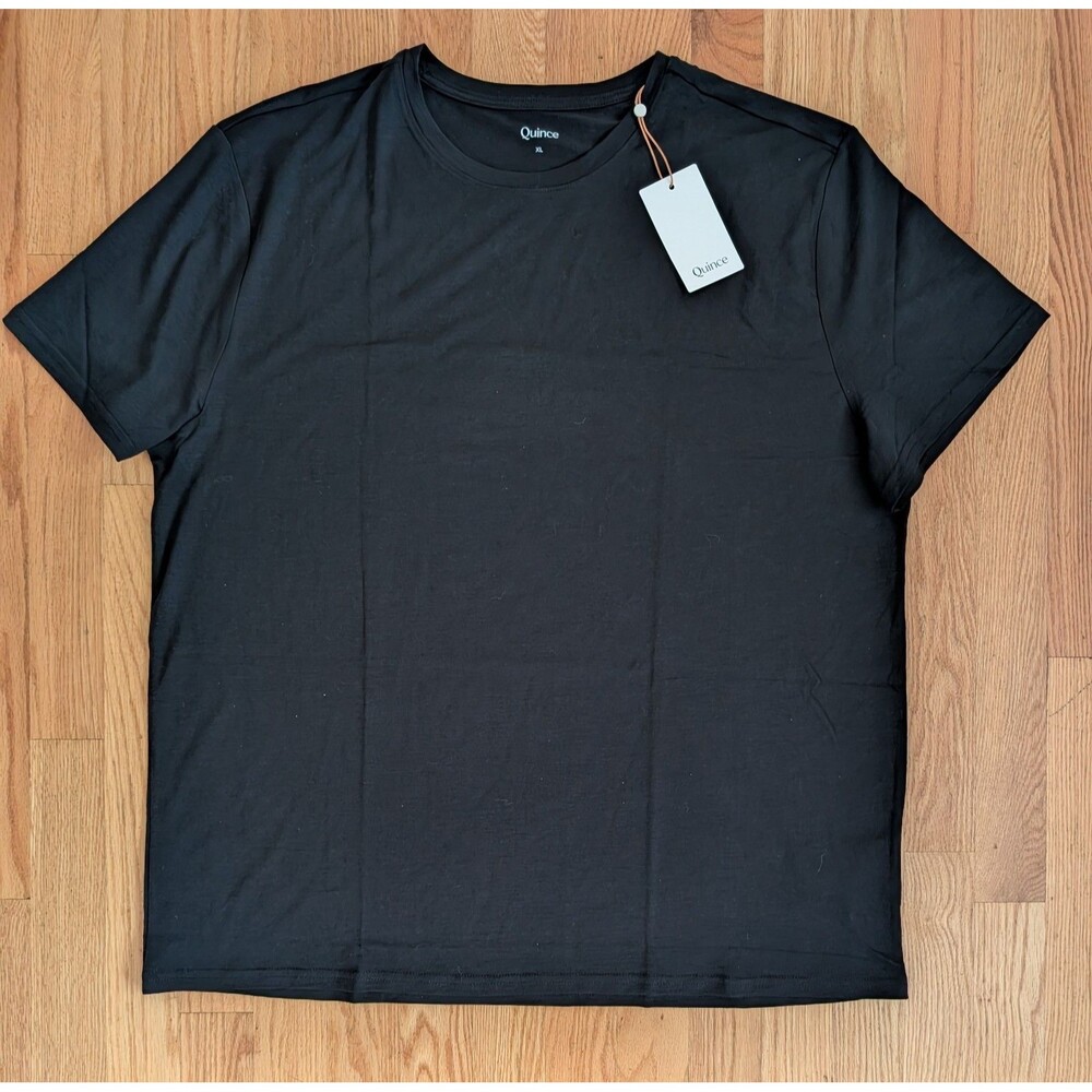 NEW Quince 100% Merino Wool All-Season Base Layer T-Shirt Washable Black XL NWT